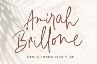 Amirah Brillone: A Script Font for Editorial Elegance
