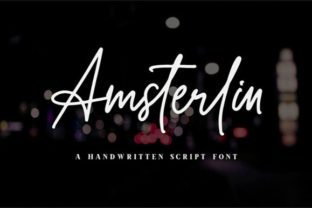 Amsterlin: A Light and Charming Script Font for Web Design