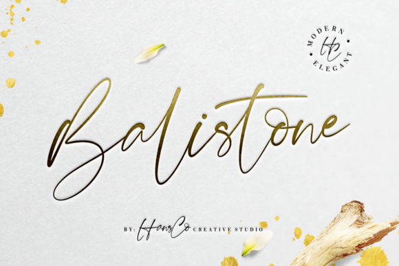 Balistone: A Script Font for Modern Web Design