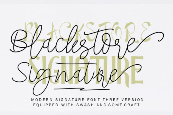 Blackstore Signature: The Font That Elevates Your Brand