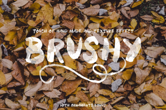 Brushy Script Font for Modern Web Design