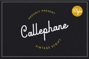 Callephane: A Script Font for Modern Branding