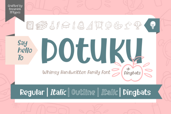 Dotuku: A Script Font with a Quiet Confidence