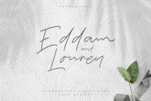 Eddam and Louren: A Script Font for Digital Design