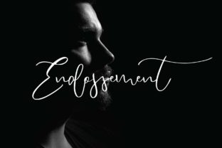 Endossement: A Handwritten Font for Modern Web Design