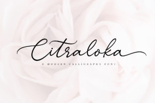 Font Choice That Speaks Volumes: Citraloka in Action