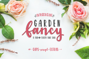 Garden Fancy Duo Font for Handmade Creations