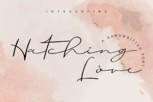 Hatching Love: A Script Font That Adds Magic to Branding