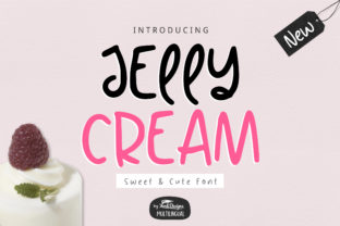 Jelly Cream: A Playful Script for Editorial Design