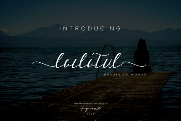 Lailatul: A Script Font for Editorial Elegance
