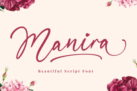 Manira: A Script Font for Editorial Elegance
