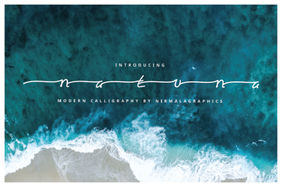 Natuna: A Handwritten Font with Elegance and Character