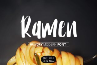 Ramen: A Handwritten Font for Dynamic Digital Design