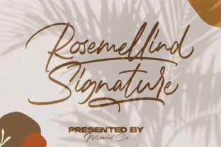 Rosemellind Signature: A Timeless Script Font for Digital Design