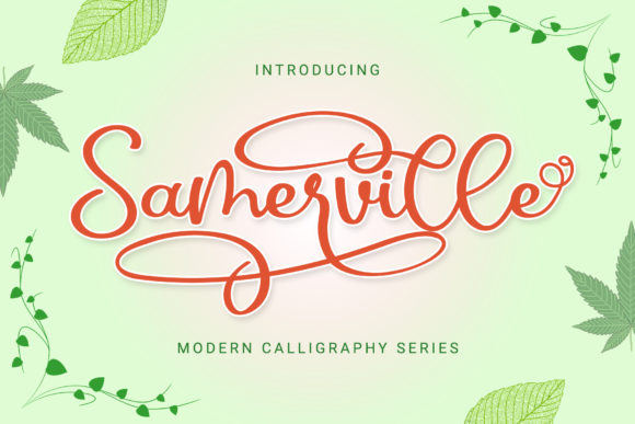 Samerville: A Script Font with a Romantic Touch