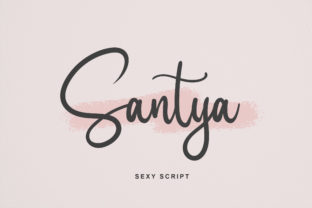Santya: A Script Font That Elevates Digital Branding