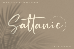 Sattanic: A Vintage Script Font for Modern Branding