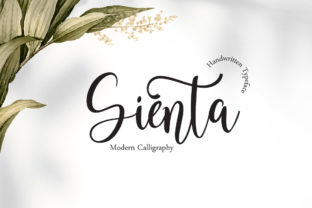 Sienta: A Handwritten Font for Web Design and Brand Identity