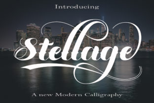 Stellage: A Calligraphy Font for Timeless Branding
