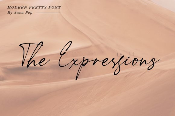 The Expressions: A Script Font That Speaks Volumes