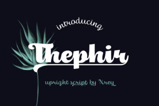 Thephir: A Script Font with a Unique Editorial Edge