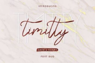 Timitty Duo: A Font That Elevates Your Brand