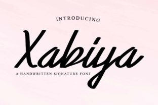 Xabiya: A Script Font That Breathes Life Into Your Creations